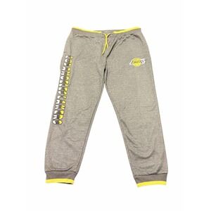 NWT NBA UNK Icer Brand Men's Los Angeles Lakers Heather Gray Sweatpants Size XXL